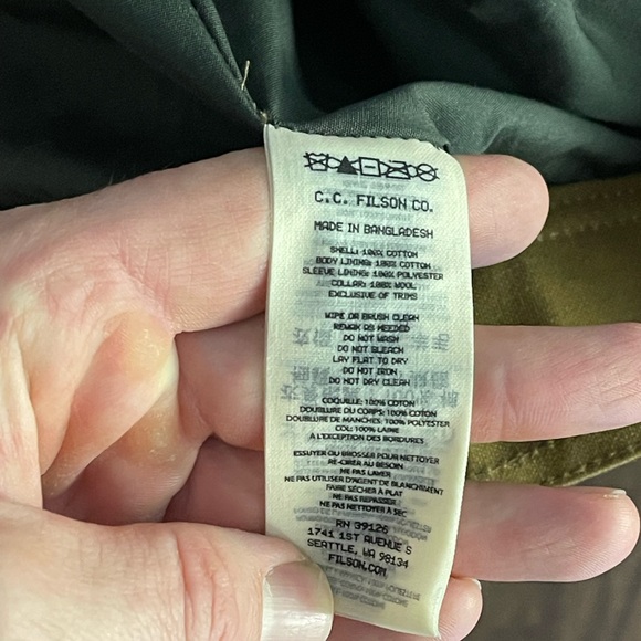 Filson Tin Cloth Work Jacket - Dark tan - Picture 7 of 8